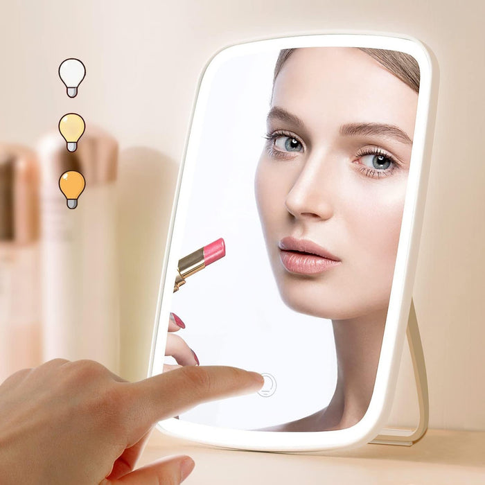 Nourae Halo LED Makeup Mirror with touch control and three light settings